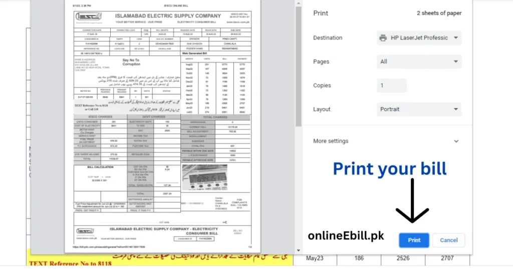 How To Check IESCO Bill Online 6 How to Download IESCO Bill